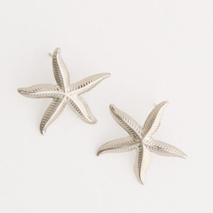 Waterproof Earrings Narelle Textured Starfish Stud Earrings