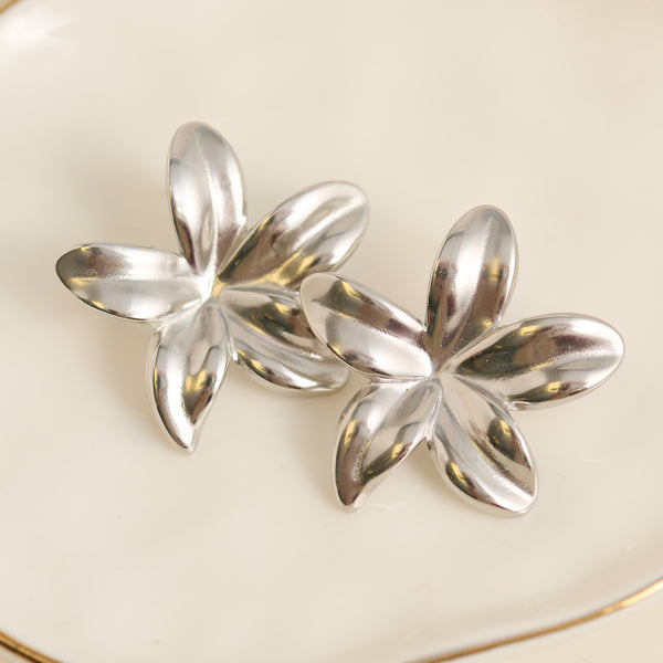 Waterproof Earrings Narelle Statement Flower Stud Earrings