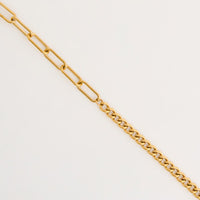Waterproof Necklace Narelle Mixed Link Chain 18" Necklace