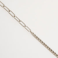 Waterproof Necklace Narelle Mixed Link Chain 18" Necklace