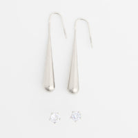 Waterproof Earrings Narelle Teardrop & CZ Stud Earring Set
