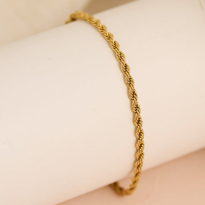 Waterproof Bracelet Narelle 6 3/4" Rope Chain Bracelet