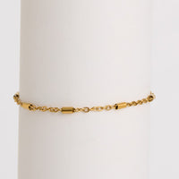 Waterproof Bracelet Narelle 6 3/4" Cable Tube Station Chain