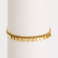 Waterproof Bracelet Narelle 6 3/4" Curb Chain Shaker Bracelet