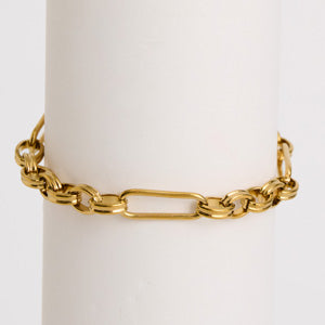Waterproof Bracelet Narelle 6 3/4" Mixed Link Chain