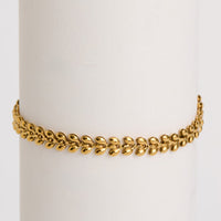 Waterproof Bracelet Narelle 6 3/4" Wheat Leaf Chain Bracelet