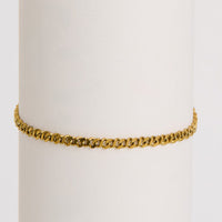 Waterproof Bracelet Narelle 6 3/4" Slim Curb Chain Bracelet