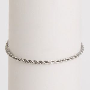 Waterproof Bracelet Narelle 6 3/4" Rope Chain Bracelet