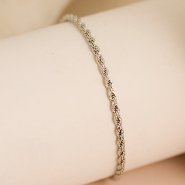 Waterproof Bracelet Narelle 6 3/4" Rope Chain Bracelet