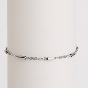 Waterproof Bracelet Narelle 6 3/4" Cable Tube Station Chain