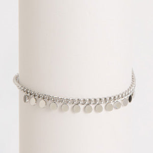 Waterproof Bracelet Narelle 6 3/4" Curb Chain Shaker Bracelet