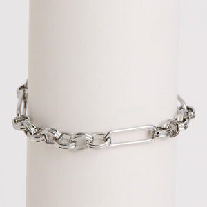 Waterproof Bracelet Narelle 6 3/4" Mixed Link Chain