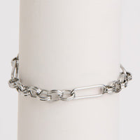 Waterproof Bracelet Narelle 6 3/4" Mixed Link Chain