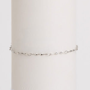 Waterproof Bracelet Narelle 6 3/4" Twisted Station Chain