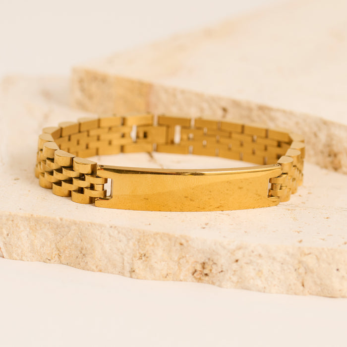Waterproof Bracelet Narelle 8 1/4" Jubilee Link Bar