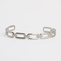 Waterproof Bracelet Narelle 6" Oval Paperclip Link Cuff