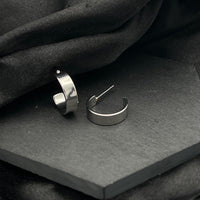 Small Flat Hoop Earrings