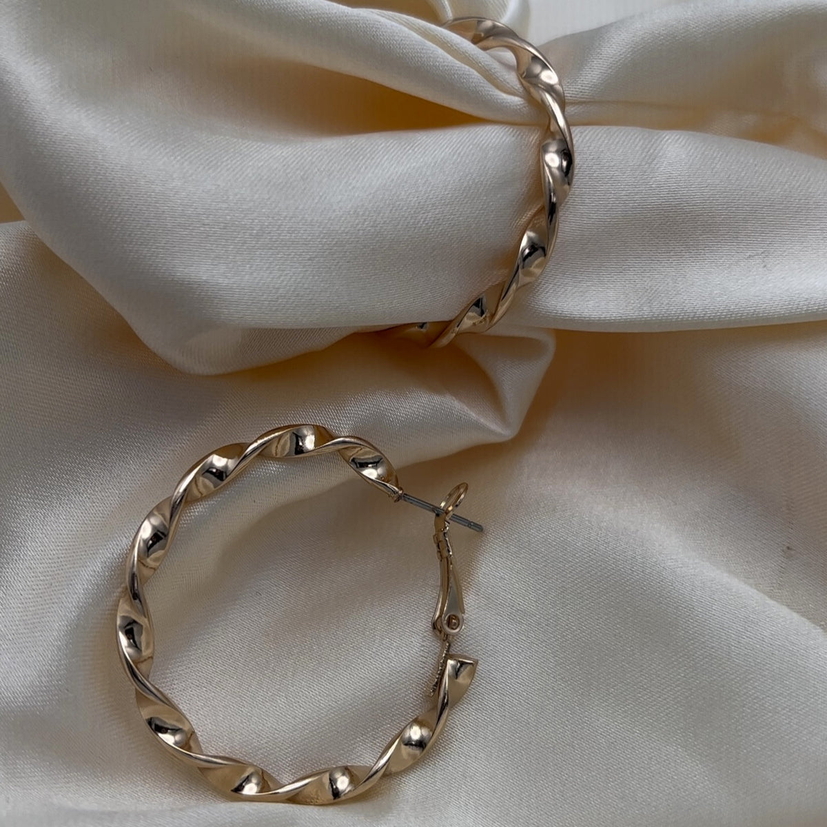 Twist Hoop Earrings