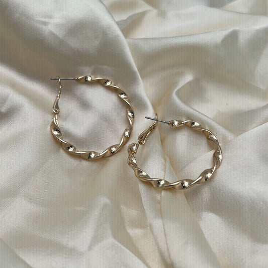 Twist Hoop Earrings