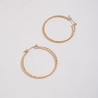 Textured Hoop Earrings