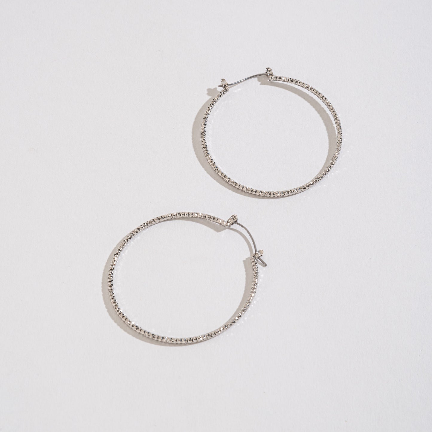 Textured Hoop Earrings