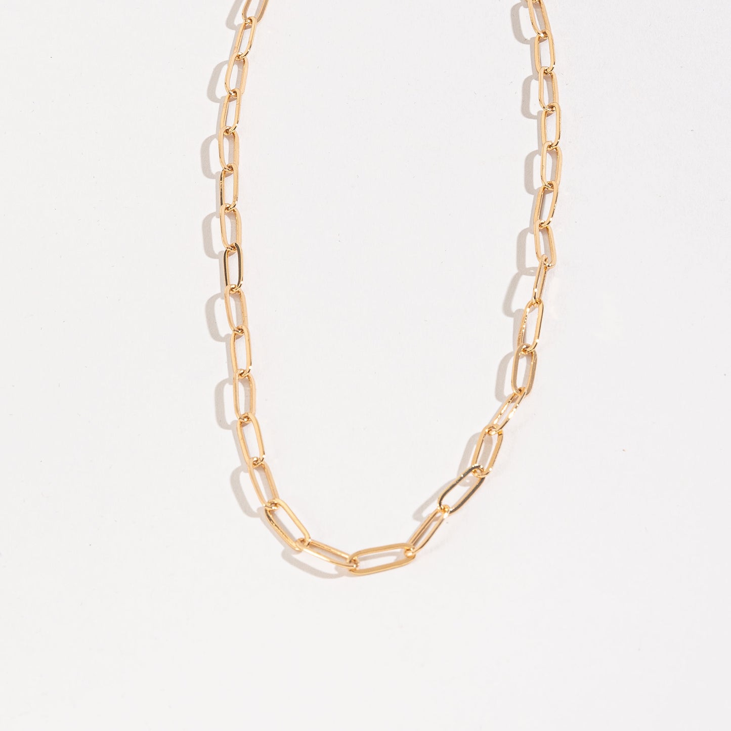 18" 5mm Paperclip Chain Necklace