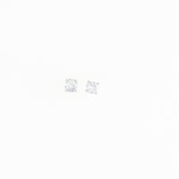 Waterproof Earrings 4mm Round Cubic Zirconia Stud Narelle