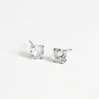 Waterproof Earrings 5mm Round Cubic Zirconia Stud Narelle