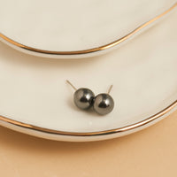 Waterproof Earrings Narelle Faux Pearl in Stainless Steel Stud