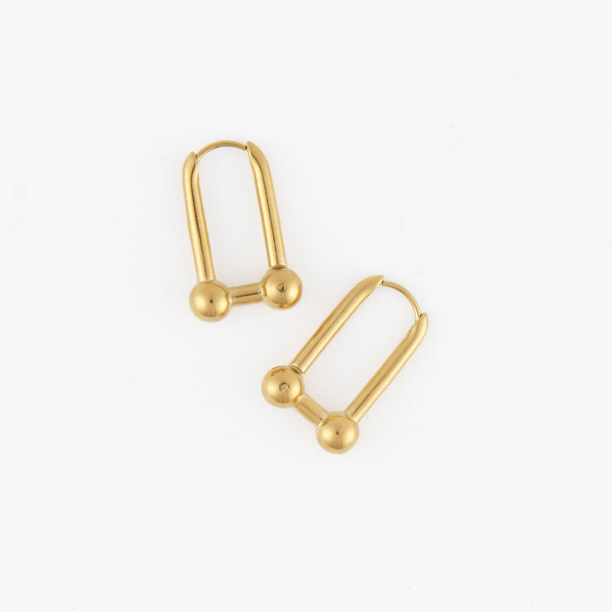 Waterproof Earrings Narelle Chunky U-Link Hoop