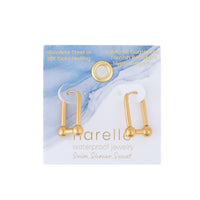 Waterproof Earrings Narelle Chunky U-Link Hoop