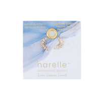 Waterproof Earrings Narelle Mini Crawler Studs with Cubic Zirconia