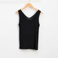 Audrey Reversible Scoop Neck and V-Neck Stretch Tank Top