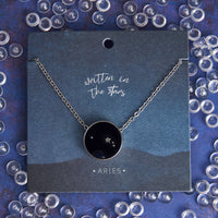 Zodiac Constellation Pendant Necklace