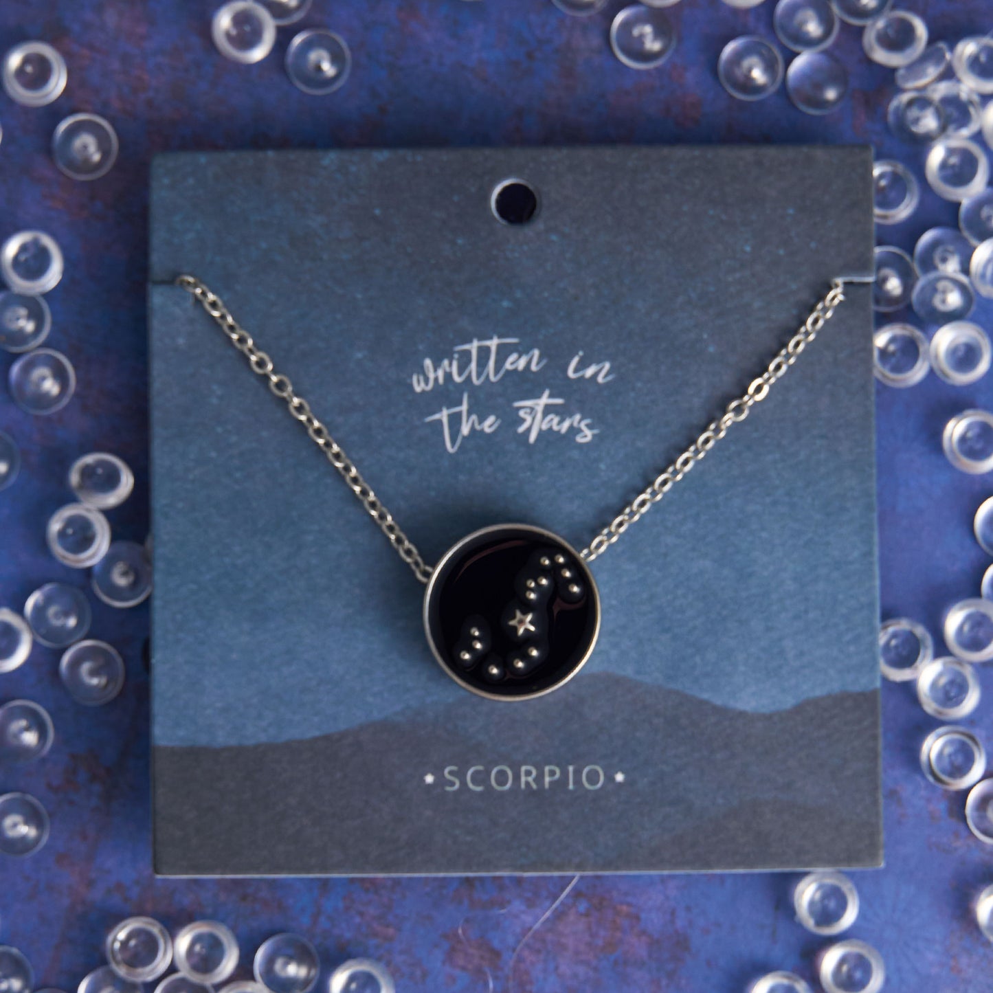 Zodiac Constellation Pendant Necklace