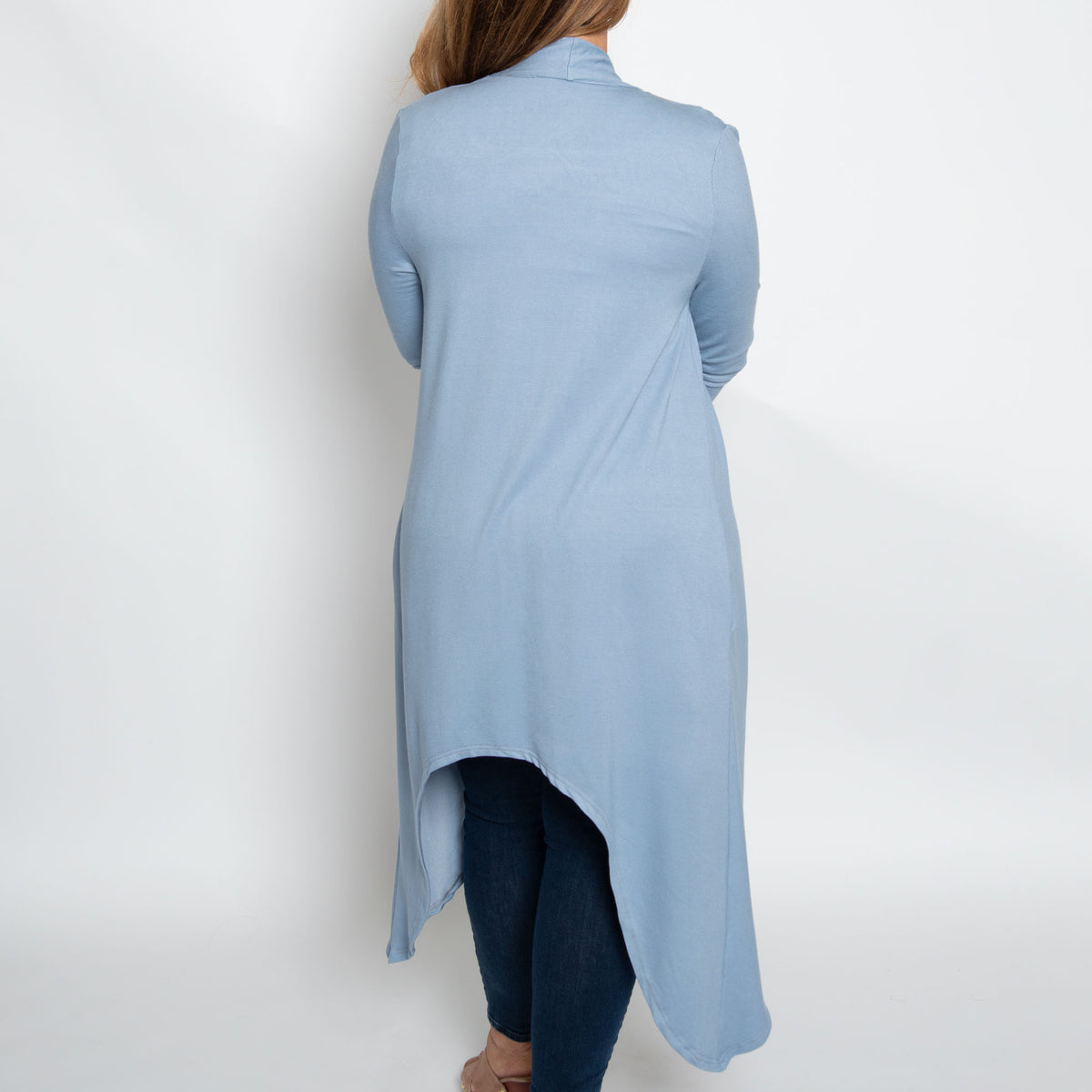 Diana Cloud Long Length 3/4 Sleeve Comfort Stretch Cardigan