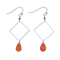 Sea Glass Drop Earrings