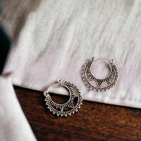 Bailey Crescent Hoop Earrings