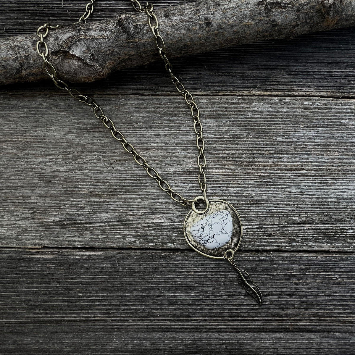Belle Stone Pendant Necklace