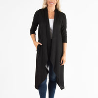 Diana Long Length 3/4 Sleeve Comfort Stretch Cardigan