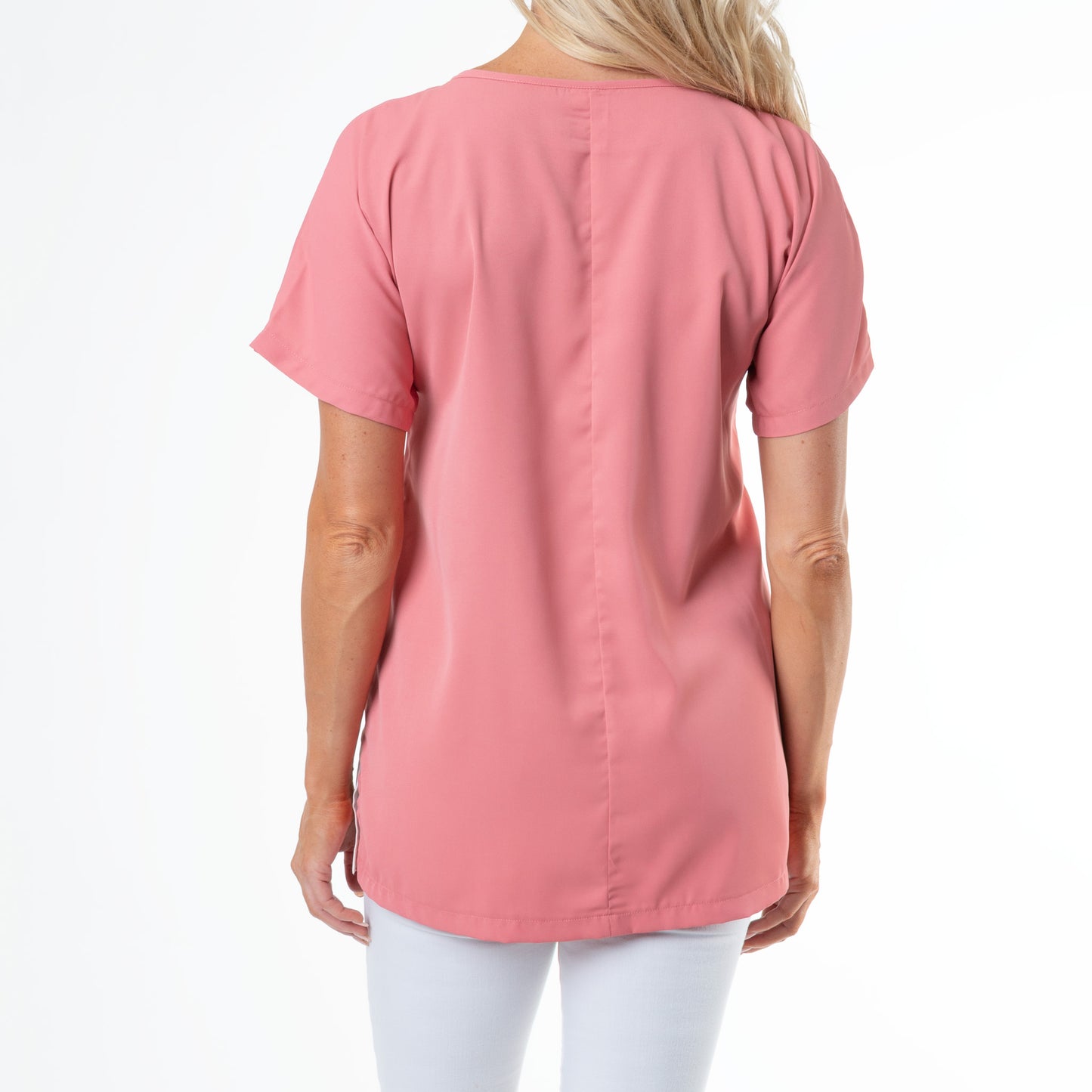 Sofia Short Sleeve Crewneck Color block T-Shirt