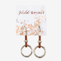 Wild Spirit Ring Drop Earrings