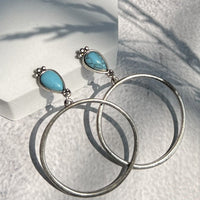 Wild Spirit Turquoise Drop Earrings