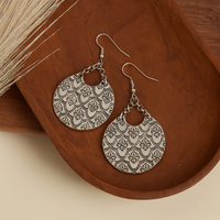 Wild Spirit Disc Drop Earrings