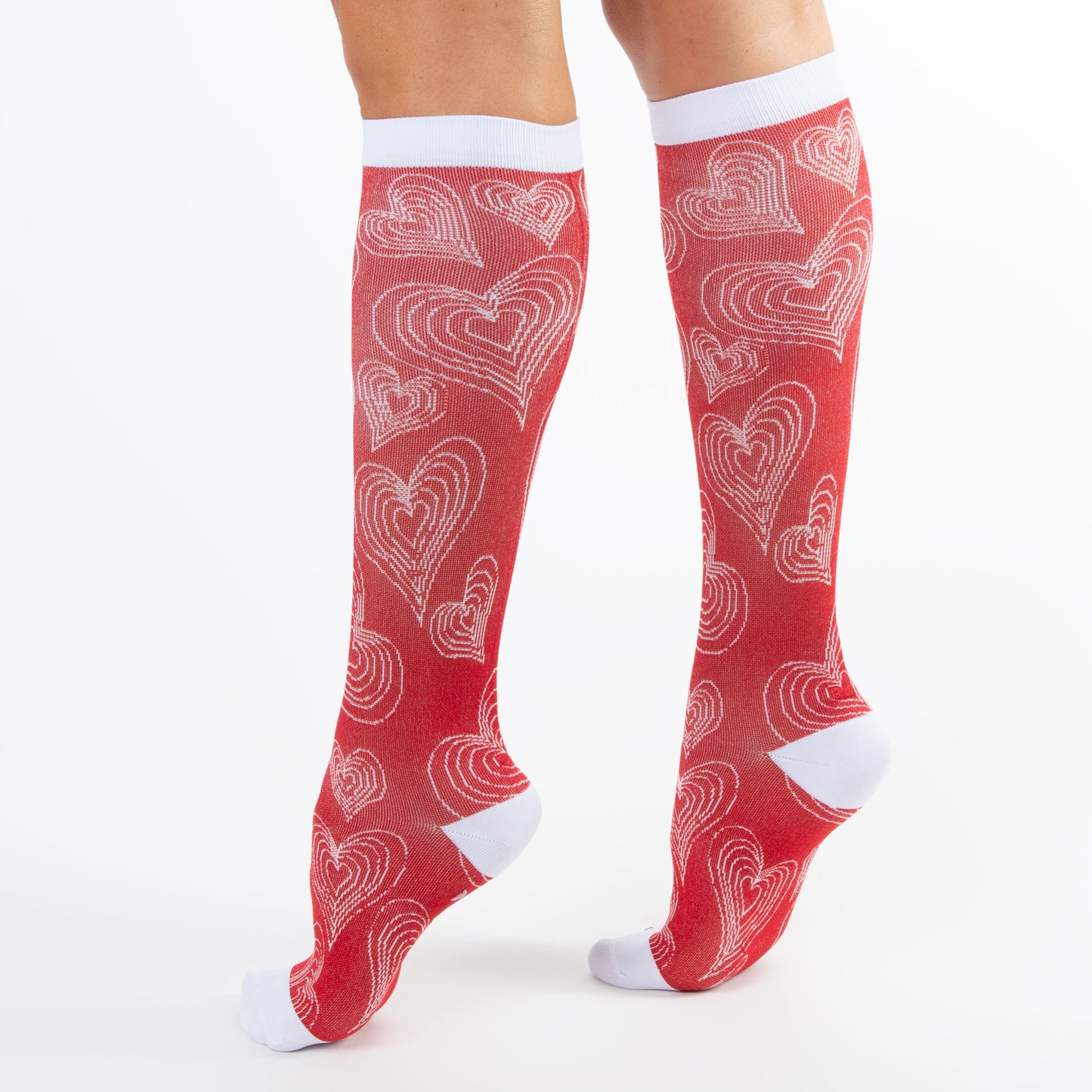 Valentine's Day Knee High 15-20mmHg Compression Socks
