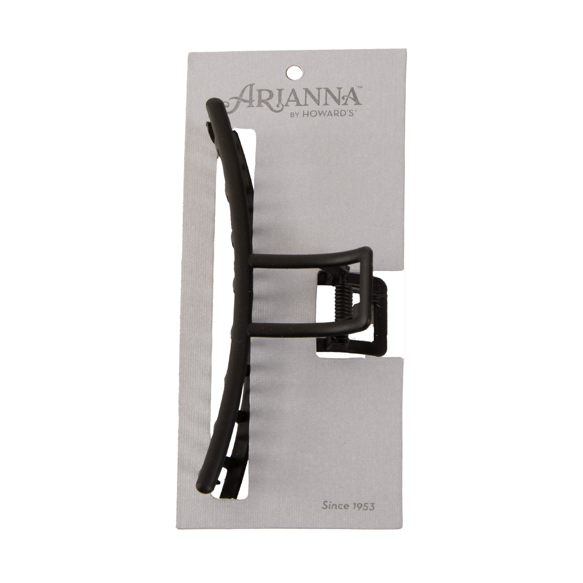 Curved Matte Metal Hair Claw Clip