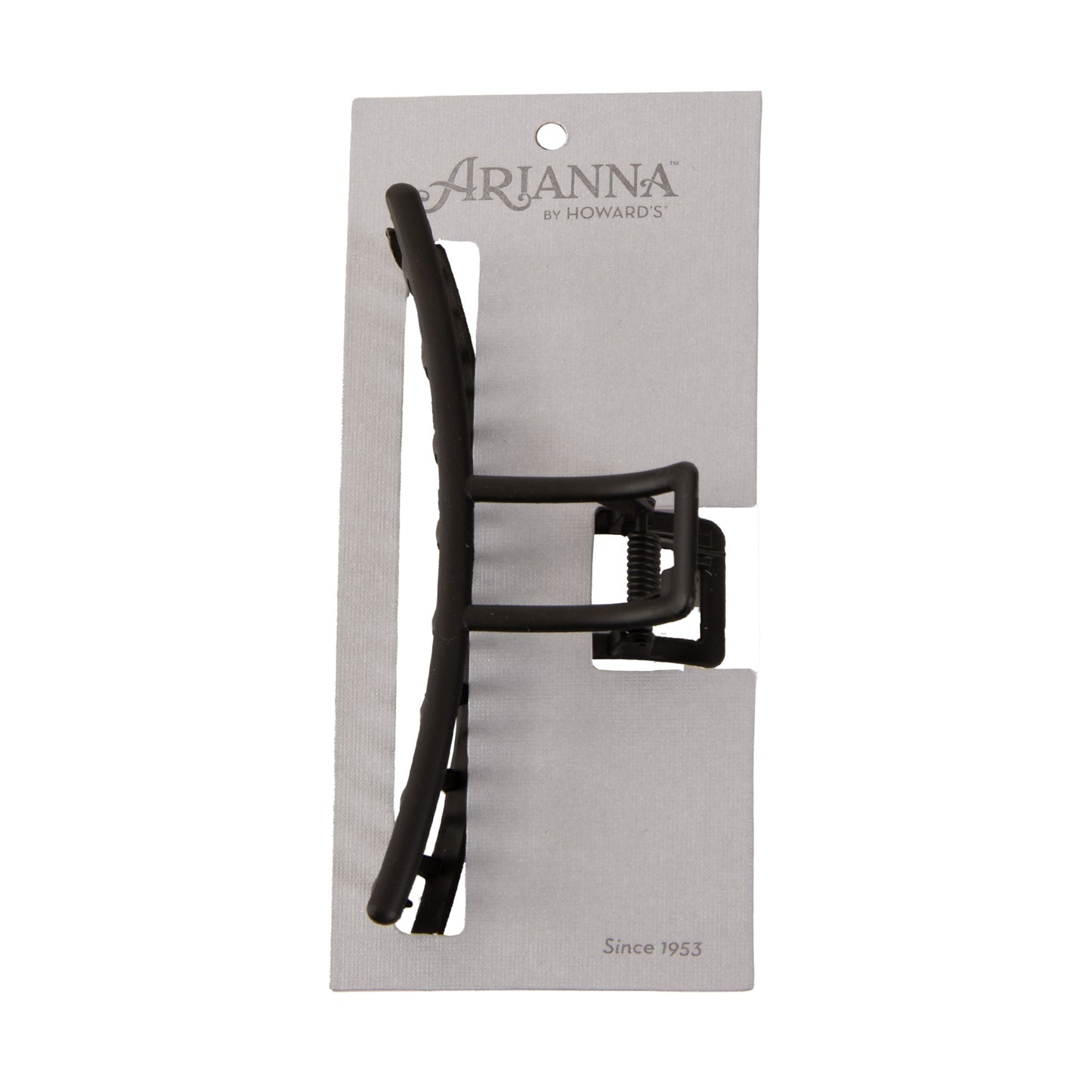Curved Matte Metal Hair Claw Clip