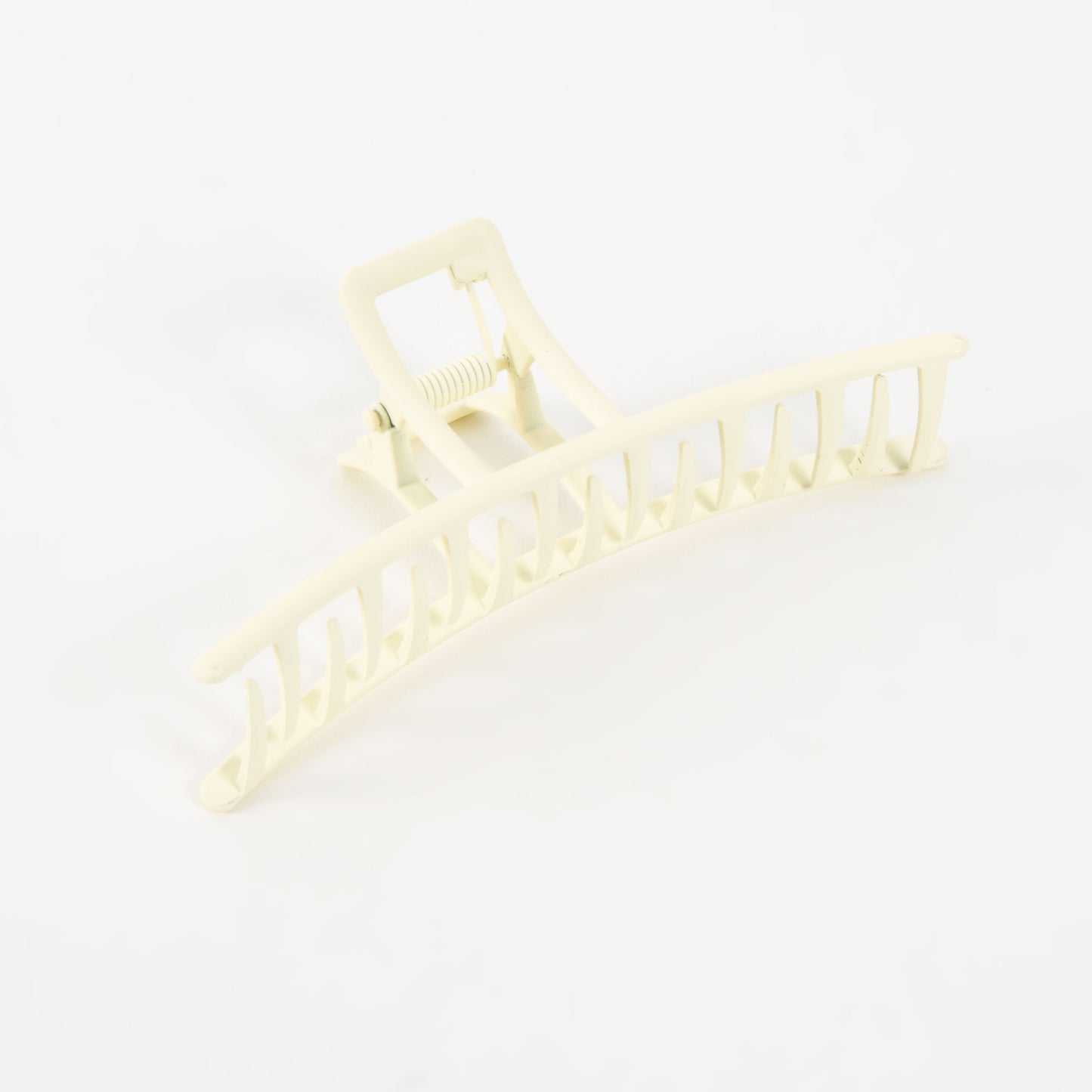 Curved Matte Metal Hair Claw Clip