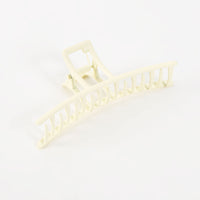 Curved Matte Metal Hair Claw Clip