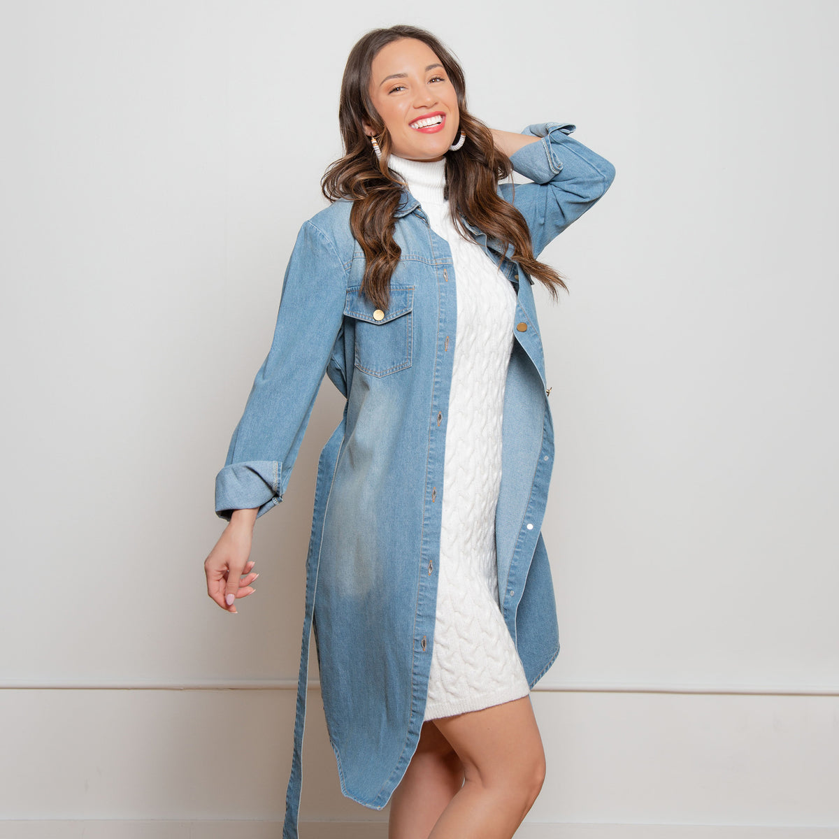 Linnea Sleeveless Cable Knit Body-Con Sweater Dress Linnea Sleeveless Cable Knit Body-Con Sweater Dress